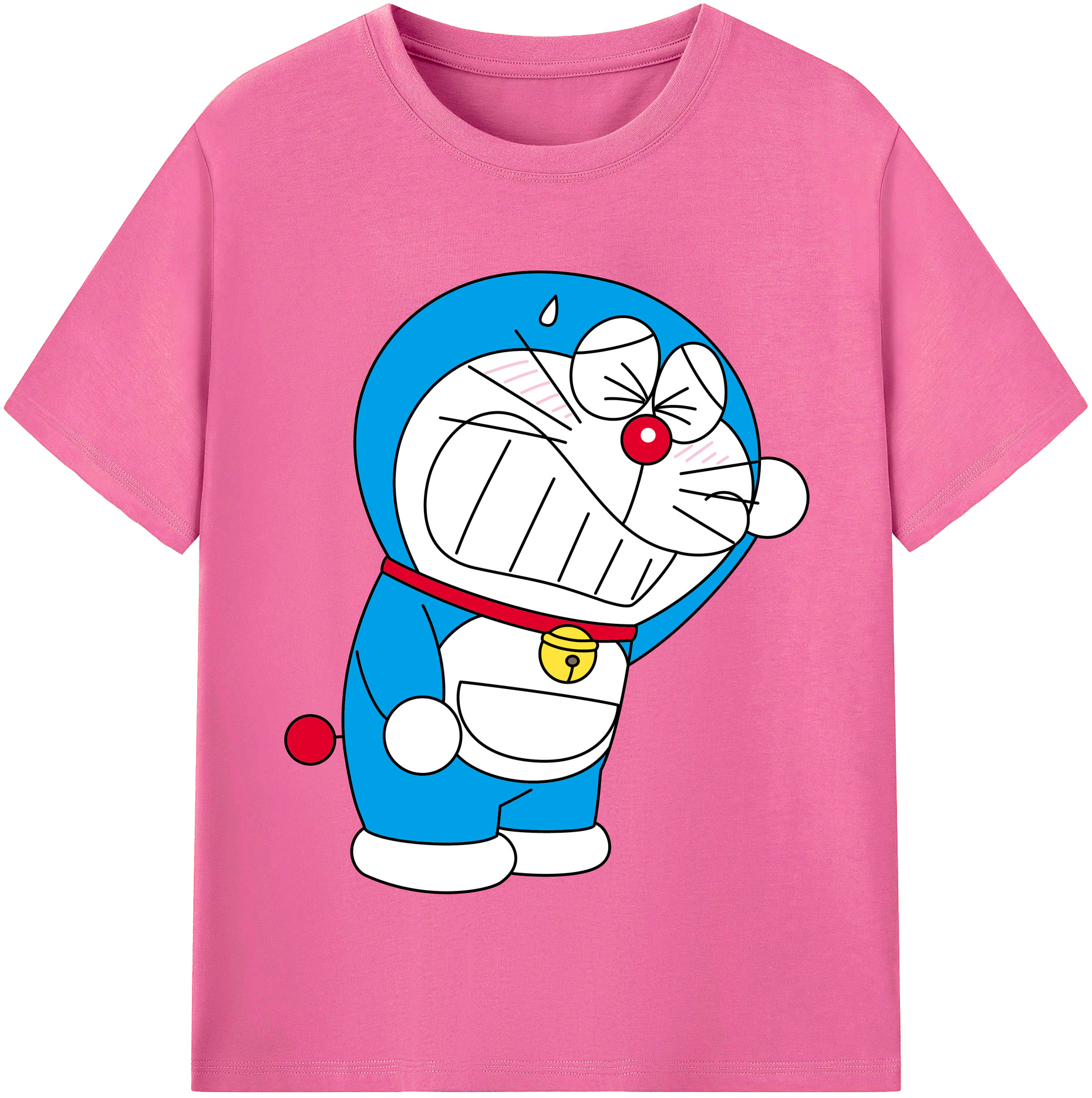 （画像用） ドラえもん Doraemon レディースカジュアルプリントTシャツ（綿100％）